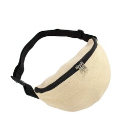 Linen fanny pack Small waist bag Unisex hip bag