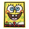 Sponge Bob Face Square Embroidered 3 Inch Tall Patch