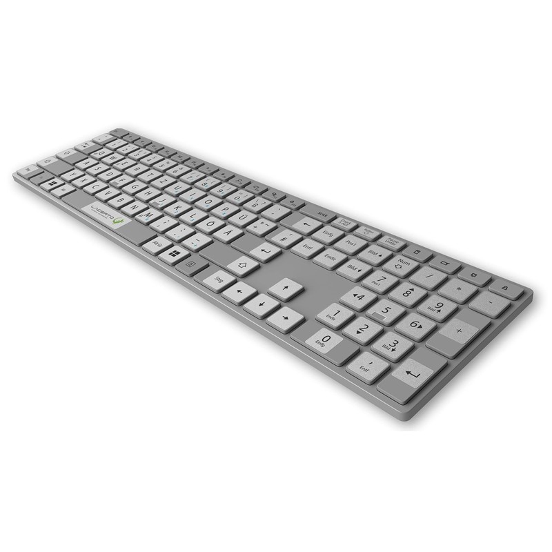 Lacerto® 11 x 13 mm German Sticker Set for PC