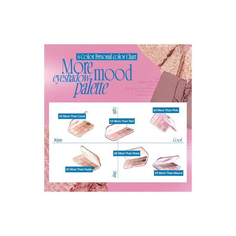 fwee MORE MOOD EYESHADOW PALETTE 02 MORE THAN CORAL