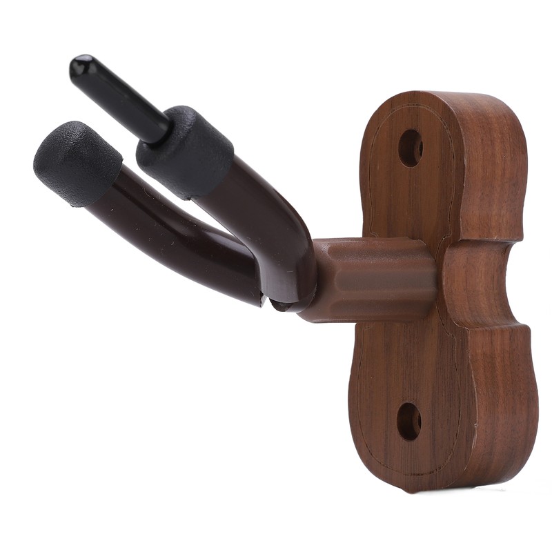 Violin Shaped Wall Mount Black Walnut Wood Colour Violins Hook