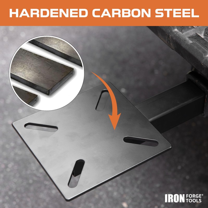 Iron Forge Tools Hitch Mount Vise Plate for Truck Trailer