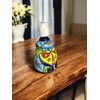 Talavera Soap Dispenser – Hand-Painted Mexican Pottery, Vibrant Ceramic Bathroom