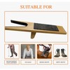 NaturezhenSolid Wood Shoe Puller, with Non-Slip Rubber Pad, Multi-functional wooden