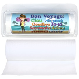 Premium Travel-Size Toilet Paper Rolls | Convenient Plastic Dispenser | Lightweight & Compact | Female Urination Device | Travel Set (2 Rolls & 1 FUD) (101 Bon Voyage Beach Hiker)