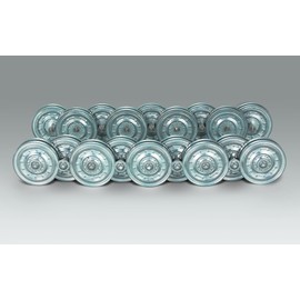 Torro Metal late castors for tank *Tiger I* Heng Long