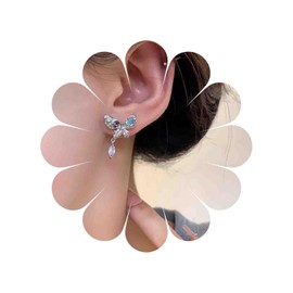 Cybche Boho Bunten Kristall Schmetterling Ohrringe Strass Schmetterling Ohrstecker Ohrringe Cz Schmetterling Ohrringe Kleine Cz Tropfen Ohrringe Regenbogen Schmetterling Ohrringe Schmuck Für Frauen