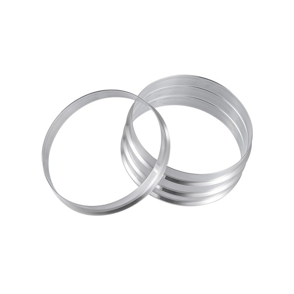 Motoforti 4pcs OD 66.1mm to ID 65.1mm Aluminum Alloy Car