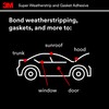 3M 3M Black Super Weatherstrip and Gasket Adhesive, 08008, 5