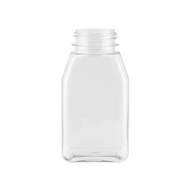 Plastic Spice Jar with Shaker Lid (16 fl OZ-5 Pack) Refillable, Use for Kitchen Organization