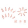 Prensado Largo En Uñas Cuadradas Francesas Uñas Postizas de Acrílico