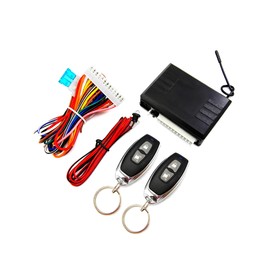 TINGSING Car Door Lock Keyless Entry System, Universal Cars Auto Remote Central Kit with 2 Remote Control, Hardwired Controlling Box, DC 12V Only,M616-8110