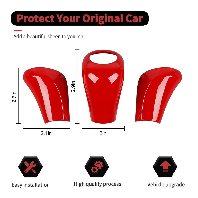 RT-TCZ Gear Shift Knob Cover Trim Decorative Interior Accessories for