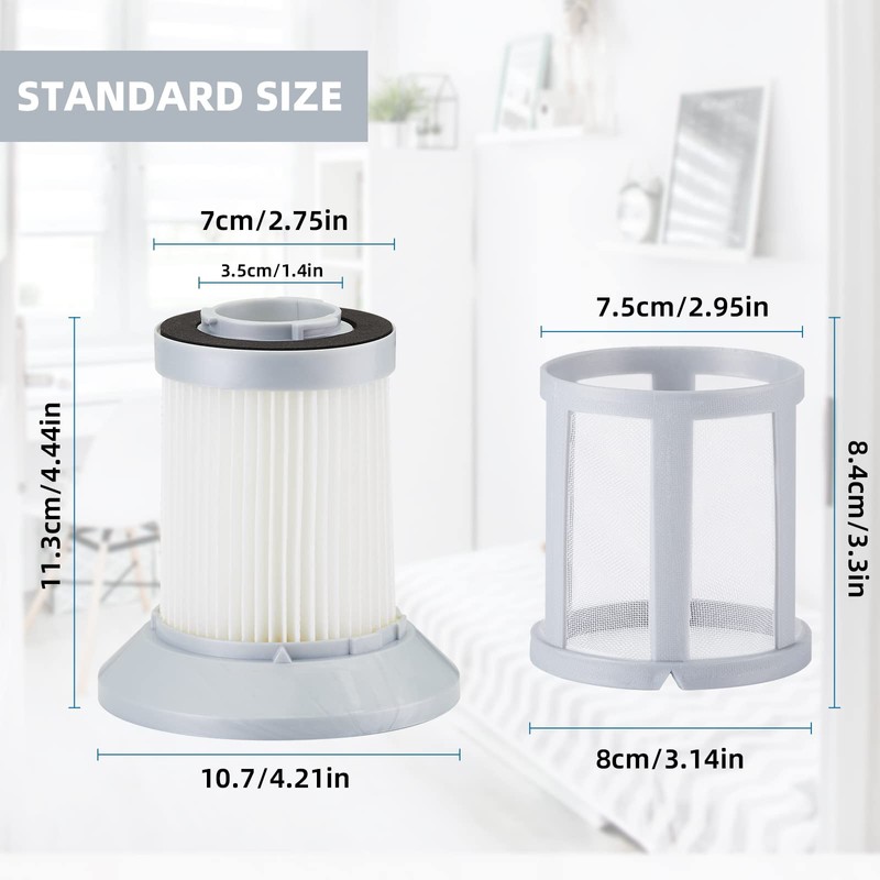 3 Pack Filters for Bissell Zing & Powerforce Bagless Canister