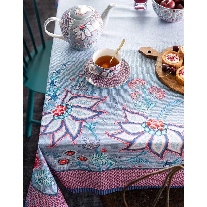 PIP STUDIO Flower Festival Jug Light Blue 0.95 L