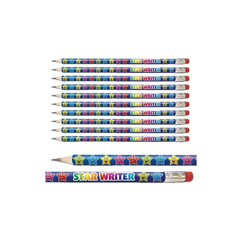 12 Star Writer English Literacy Childrens Pupils School Teachers Reward