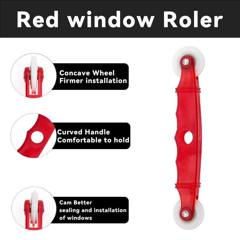 GIONAR 4PCS Window Glazing Tool Kit - Heavy-Duty Glazing Hammer,