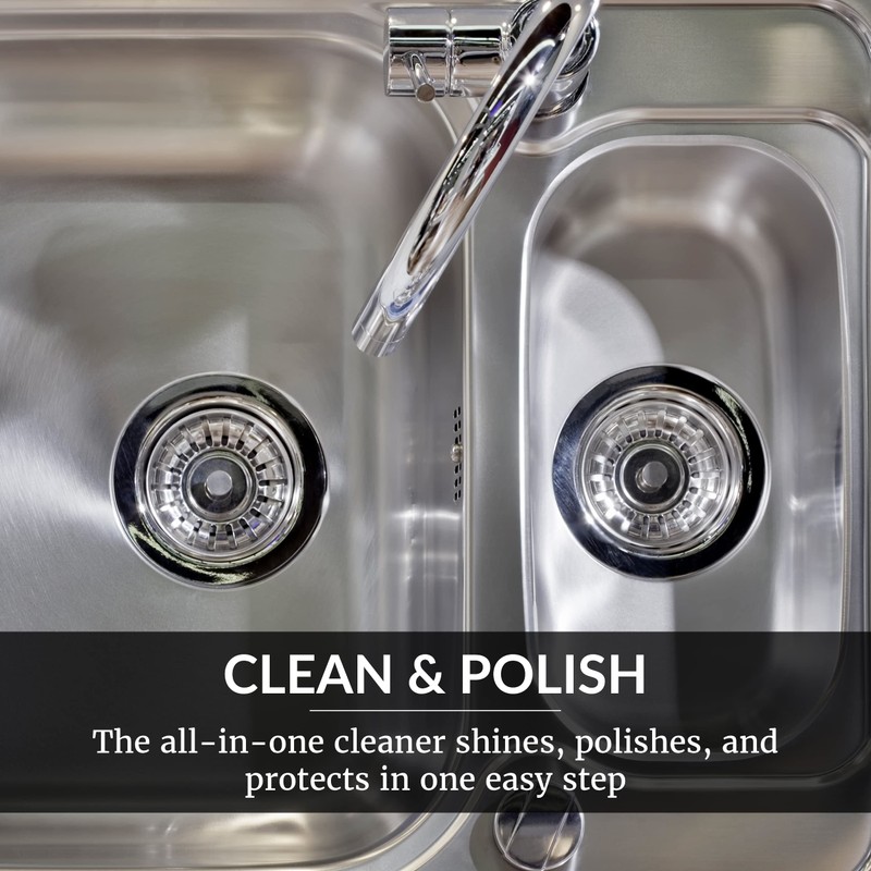 HOPE'S Perfect Sink Cleaner and Polish, Restorative, Removes Stains, Cast