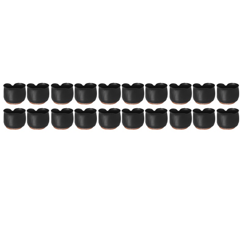 20 Pcs Chair Leg Floor Protectors Silicone Anti Slip Abrasion