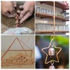 sourcing map 4mm Diameter 300mm Length Solid Copper Round Bar
