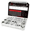 AKM 80 Pcs JIC 37° Flare Cap and Plug Kit