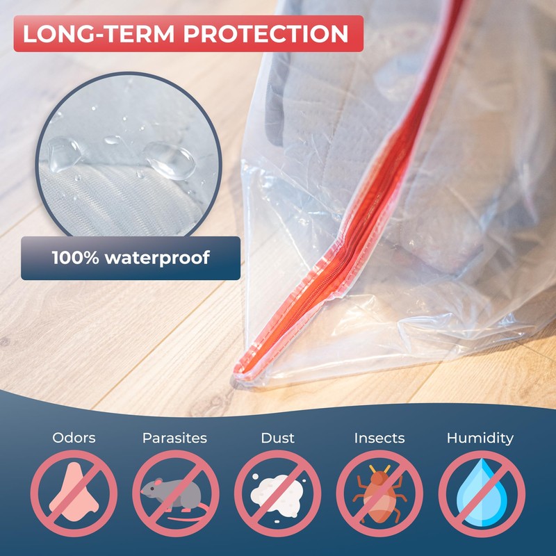 WRAPPYBAG – Protective Plastic Mattress Case — Baby Size —