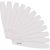 CGBE Professional Nail Files, 12Pcs 150/150 Grit Files Set Double-Sided