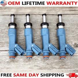 Original OE 4PCS OEM Fuel Injectors for 10-15 Lexus CT200h Prius 1.8L 23250-37020 Denso