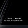 World Design I Know I Know License & Registration Car