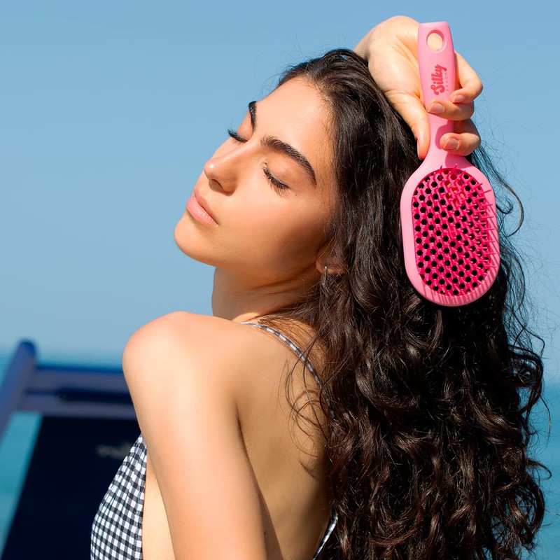 SILKY BRUSH Entwirrungsbürste, belüftet, für nasses und trockenes Haar