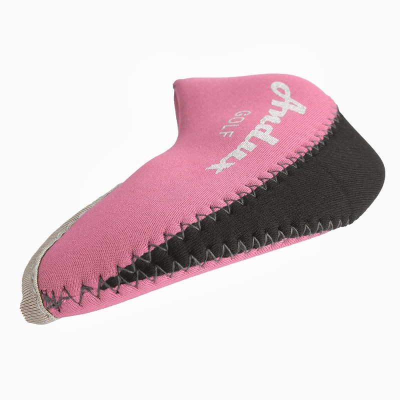 Andux 10pack/set Neoprene Golf Iron Club Head Covers Black/pink MT/A05