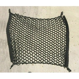 EACCESSORIES EA Rear Trunk Organizer Cargo Net for Ford Escape 2001-2012 – Floor Style Cargo Net for Sedan - Premium Mesh Elastic Car Trunk Organizer Vehicle Carrier Storage - Compatible wit Escape