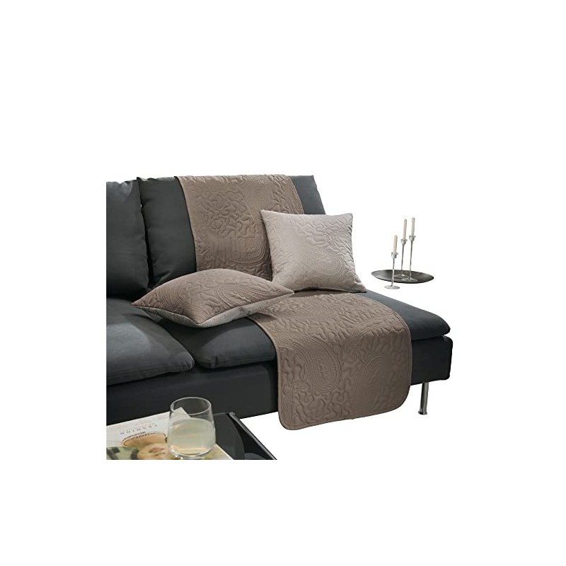 Erwin Müller Armchair and Sofa Protector Pebble Size 50 x