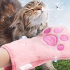 RELKLYU 2 Pairs of Towels in Pet Glove, Absorbent Towels,