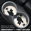 Aiawoxc Car Cup Holder Coasters, 2 Pack Universal Auto Anti