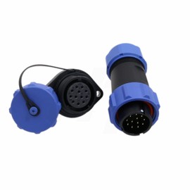 HangTon SP21 12 Pin Connector Aviation Circular Quick Disconnect Power 5A Male Cable Plug Female Panel Socket