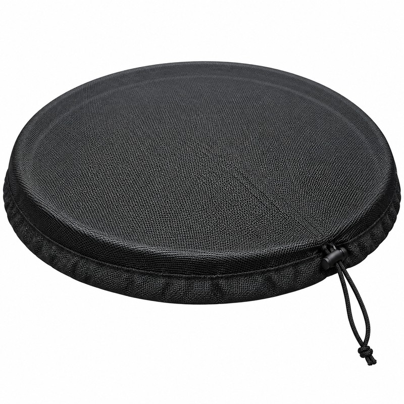 Drawstring Mesh Rain Barrel Cover for Outdoor Water Storage –