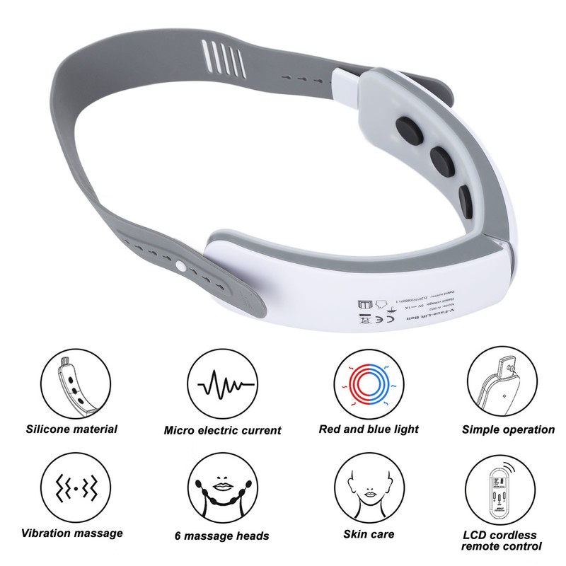 Facial Slimming Machine Red Blue Light 5 Gears High Frequency