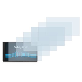Savvies 6 Pack Screen Protector compatible with Garmin DriveSmart 66 Protection Film Clear