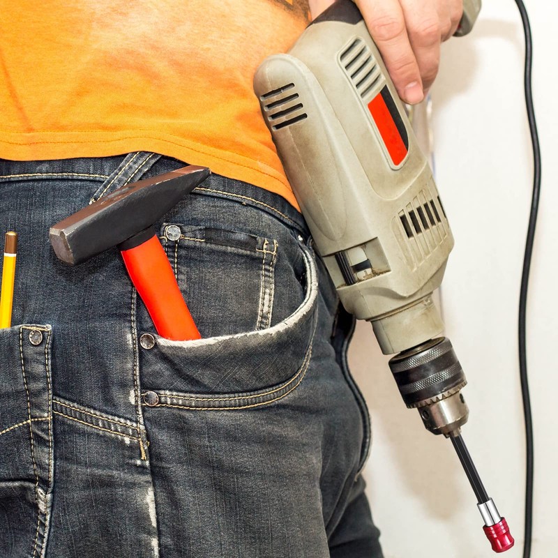 12 PCS Drill Bit Extension Magnetic Drill Extension Bit Holder