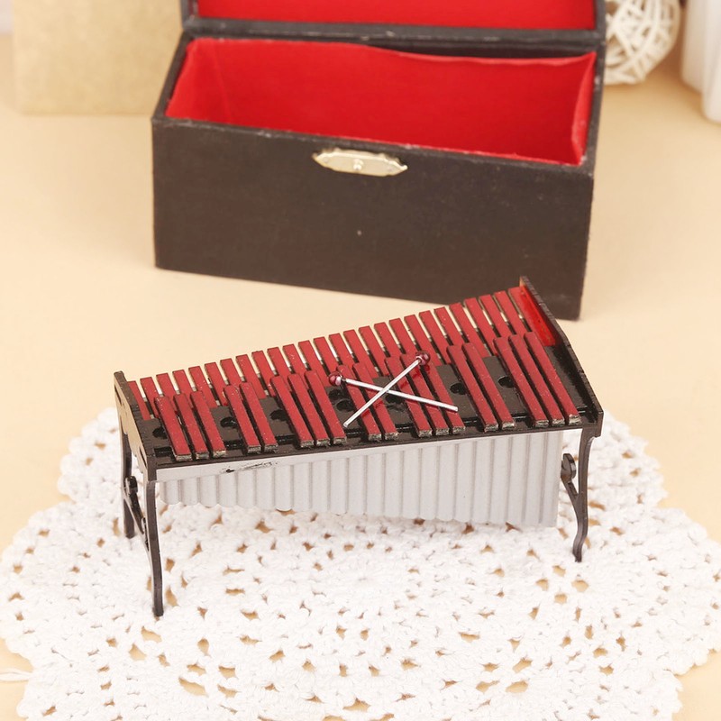 Dollhouse Marimba Instrument Miniature Realistic Home Decor Dollhouse Musical Instrument