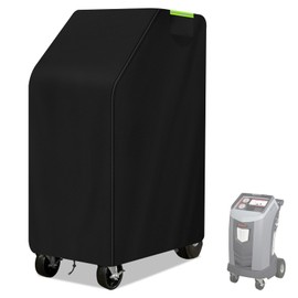Dust Cover for Robinair A/C RRR Machine,Refrigerant Recovery Machine Covers, 600D Oxford Waterproof Protective Cover for Robinair AC1234-6, 34788NI, 34788NI-H, and 34988NI Models,Black