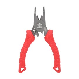 Bubba 6" Split Ring Pliers with Micro Serrated Line Cutters and Stainless Steel Construction, Precise Tip and Non-Slip Grip