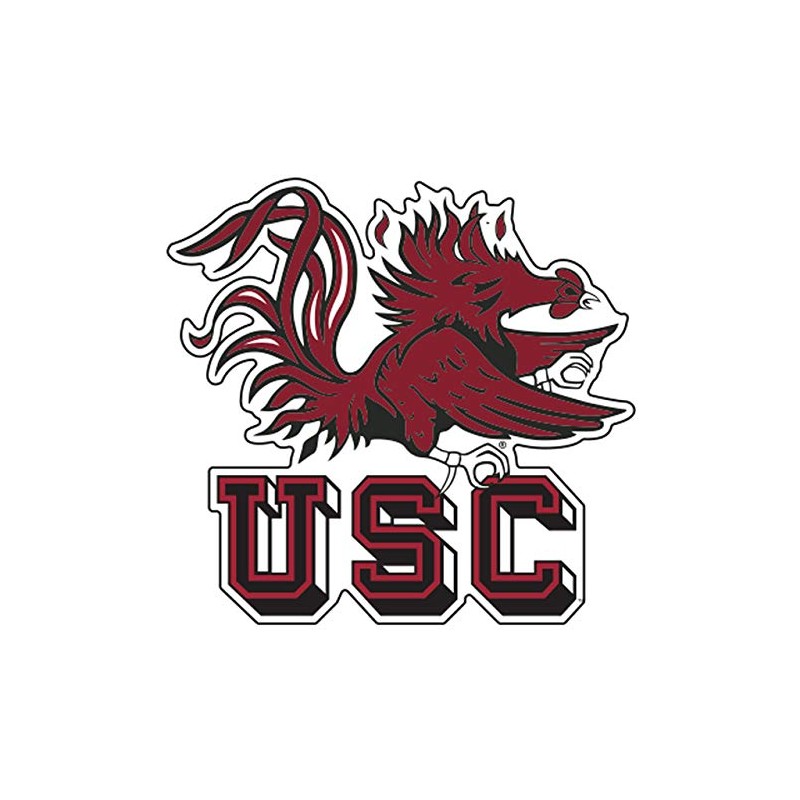 South Carolina Decal (GAMECOCK USC DECAL (4''), 4 in)