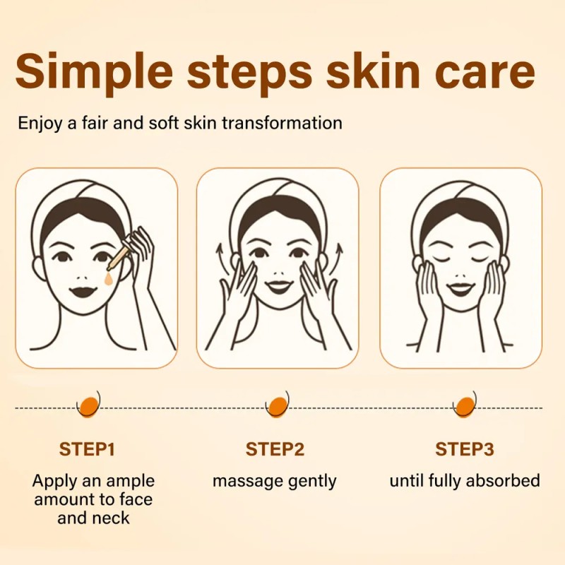 Serum Facial Brillante Con 20% Vitamina C Ácido Hialurónico