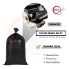 1 Kg Bolsa Negra Para Basura Ecolgica 90x120