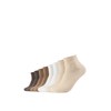 s.Oliver Unisex Short Socks Pack of 8, nature melange