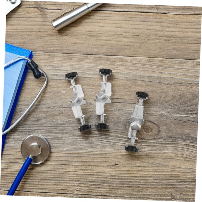 Ciieeo 3pcs Lab Stand Rod Clamp Holder: Adjustable Bosshead Clamp