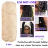 Kachanaa 5 Roll Brazilian Wool Hair for Braids Acrylic Hand