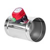 ZOWZEA 5" Motorized Duct Damper,On/Off Backdraft Damper Control, Stainless Steel